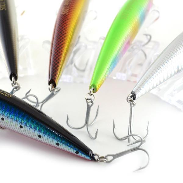 超ぶっ飛び シンキングミノー 5個セット 120S/40g ルアーセット