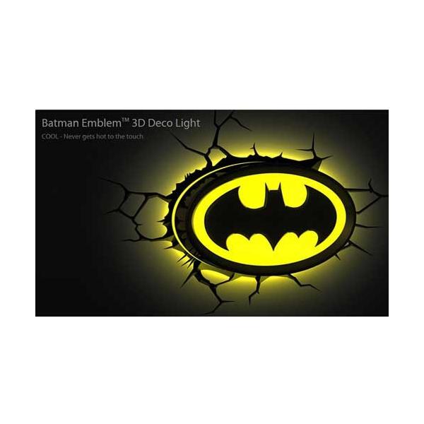 BATMAN Emblem 3D Deco Light バットマン 3Dデコライト