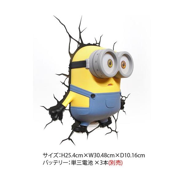 minions Bob Minion 3D Deco Light ミニオンズ ボブ ミニオン 3D