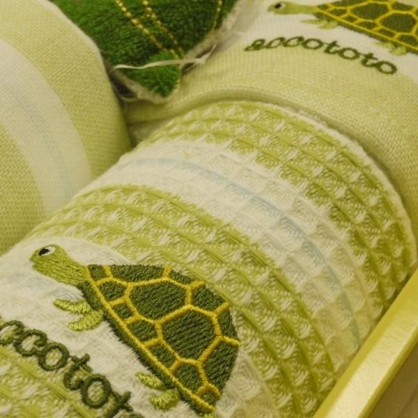 accototo アッコトト トモダチミツケタ バスタオルセット グリーン