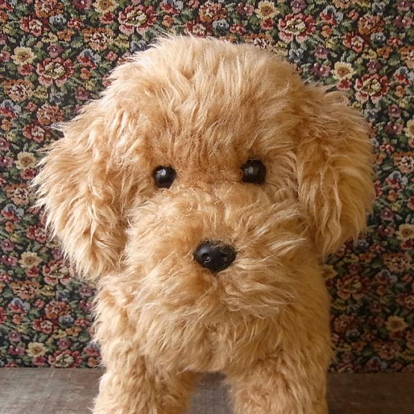 トイプードル ぬいぐるみ 犬 リアル | 実物大 ポーズが変えられる