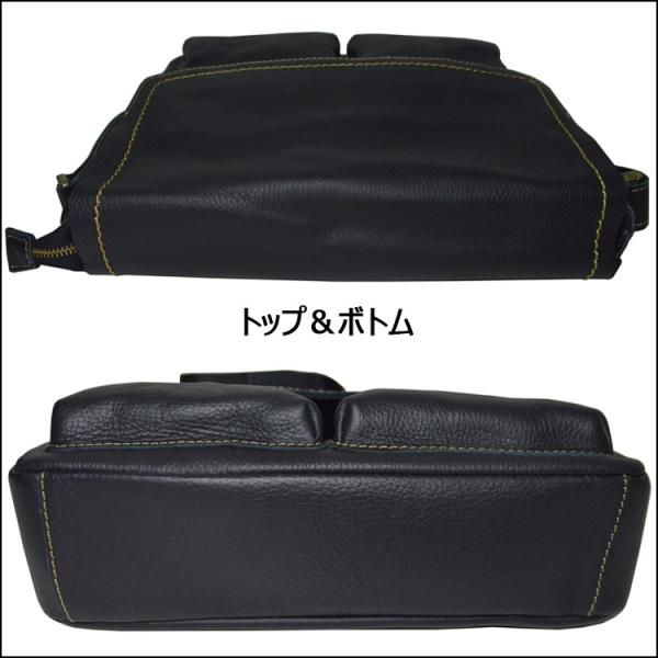 本革 ショルダーバッグ メンズ 通勤鞄 A4 レザー メッセンジャー