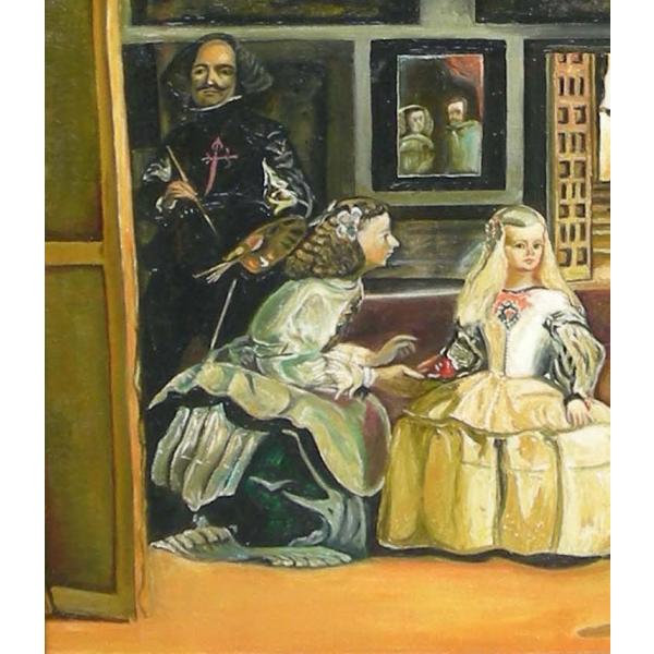 ベラスケス 油彩模写F50 117×92㎝ フェリペ王子 ベラスケス 油彩模写