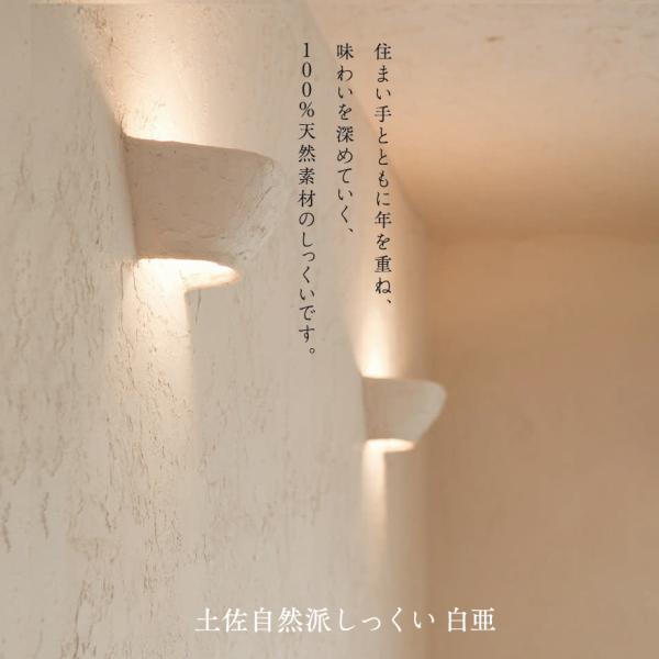 土佐・自然派しっくい 白亜 20kg／袋 天然素材からできた漆喰