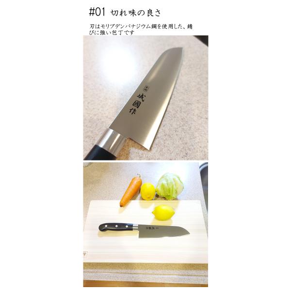 包丁 包丁セット 日本製 成國作 三徳包丁 C1190-01 NSH-111/ギフト