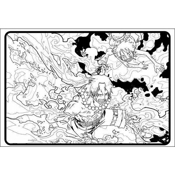 絶版本・入手困難）韓国語のぬりえ本 ワンピース ONE PIECE