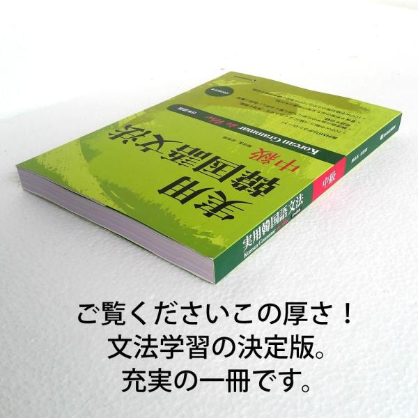 韓国語の書籍 実用韓国語文法- 中級 (日本語版) Korean Grammar in Use