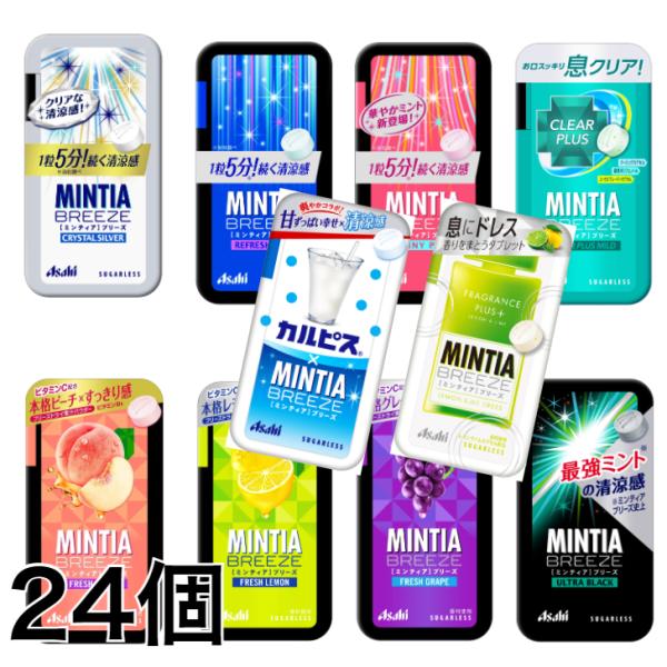 みんてぃあ ミンティアブリーズ 選べる 8個×3種類 24個 シルバー ブルー