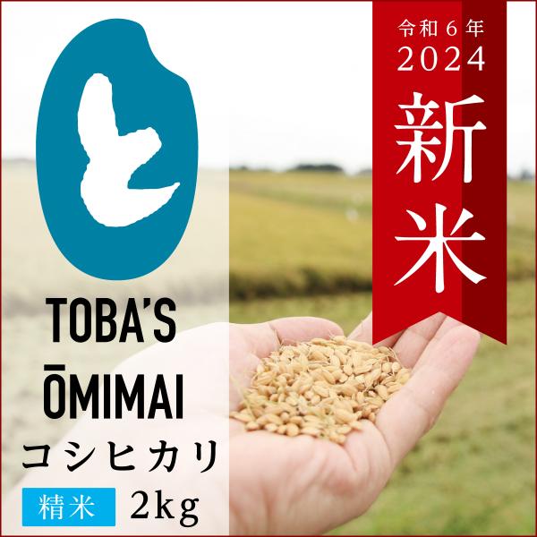 茨城県産コシヒカリ【精米 2kg】令和5年度＜新米＞送料無料♪鳥羽の