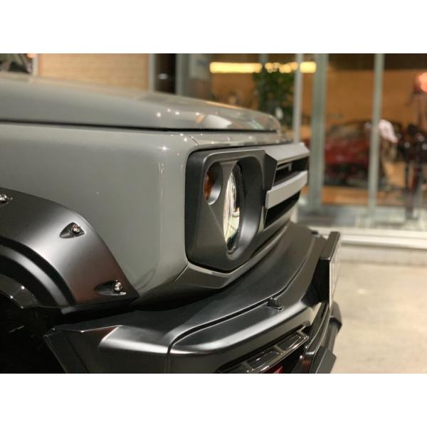 JIMNY WORLD samuraiフロントグリルスズキジムニーJB64W、JB74W用