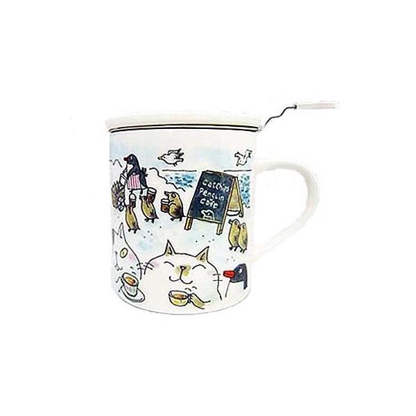 Cat Chips Penguin Cafe ハーブマグカップ 吉沢深雪さんねこカップ