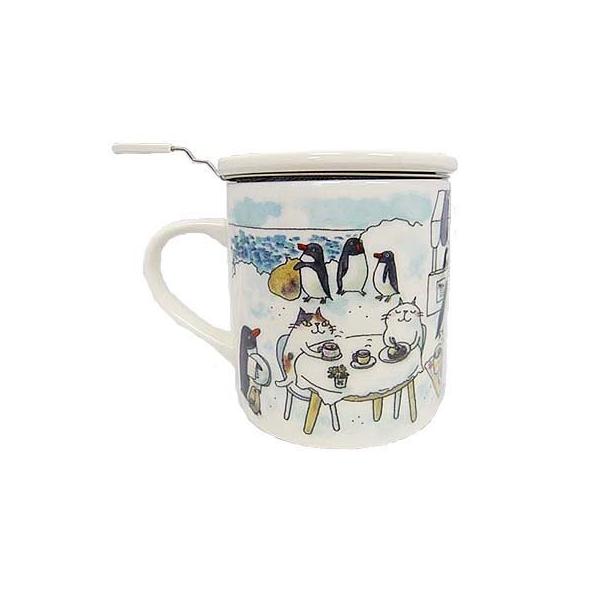 Cat Chips Penguin Cafe ハーブマグカップ 吉沢深雪さんねこカップ