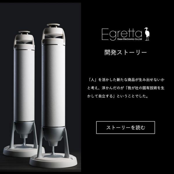 スピーカー Egretta エグレッタ TS1000 ハイレゾ対応 無指向性タワー型