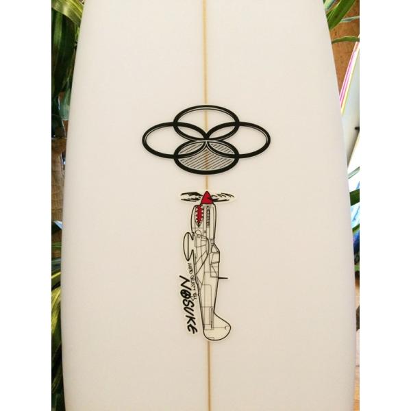 クォーターサーフボード QUARTER 「ユンカース（JUNKERS）5'8”」 高瀬