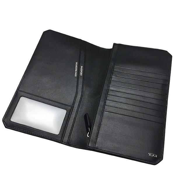 TUMI トラベルウォレット トゥミ 長財布 本革 レザー パスポートケース