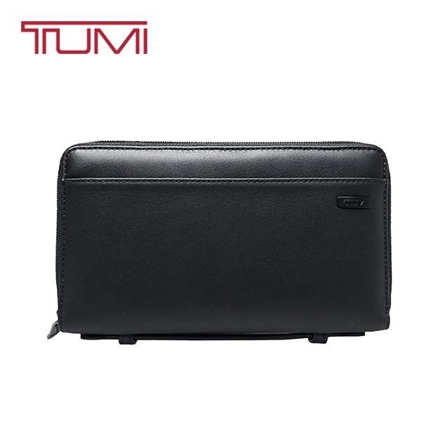 TUMI 長財布 トゥミ クラッチバッグ トラベルウォレット 本革 レザー