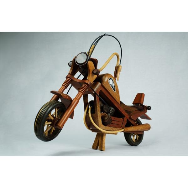 木製ハーレーダビッドソン（中古 木製模型／ハーレー