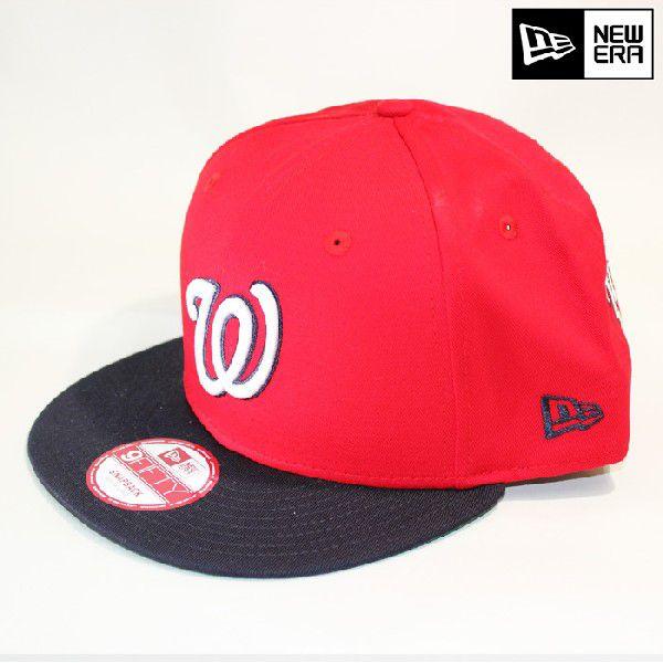 NEW ERA SNAP BACK CAP -WASHINGTON NATIONALS- 【RED】 ニューエラ