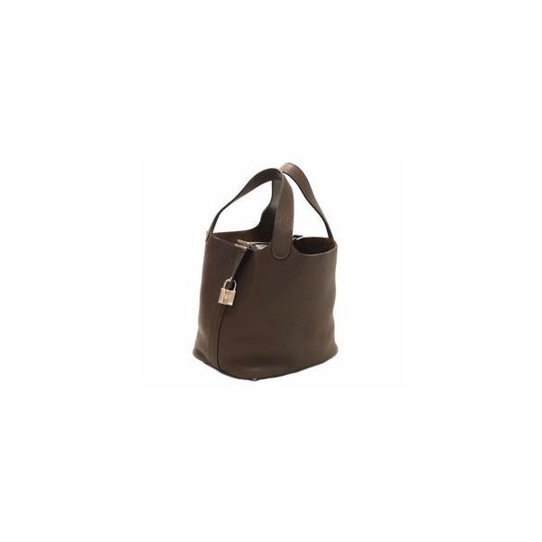 エルメス HERMES ピコタンロックPM カフェ【こげ茶色】 トリヨン 