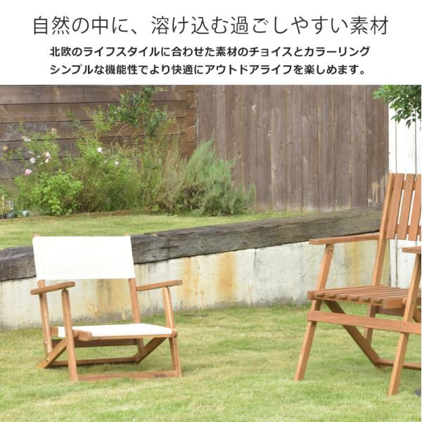 折りたたみデッキチェア　VALSECCHI made in ITALY 折りたたみチェア ガーデンチェアー デッキチェア 布 ファブリック