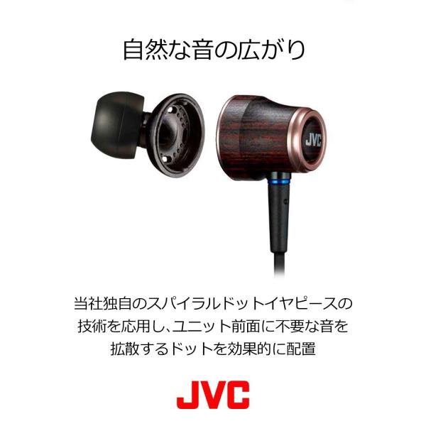 JVC HA-FW03 CLASS-S WOODシリーズ カナル型イヤホン ハイレゾ音源対応