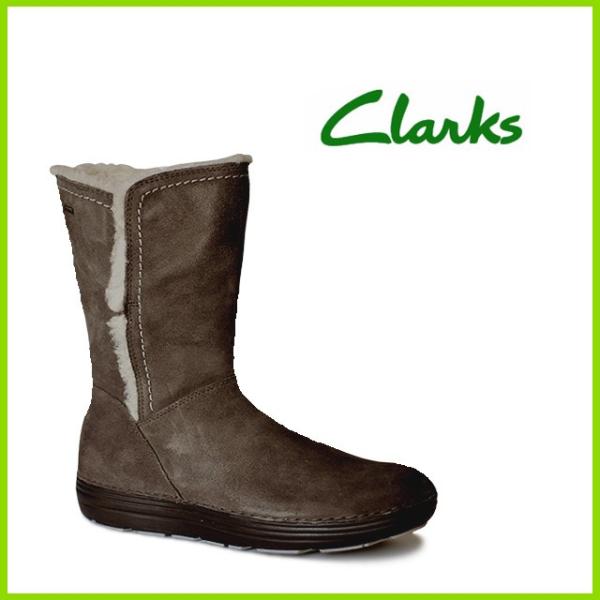 クラークス 744F GESS Clarks Nelia Net GTX 内張りのボアがオシャレな 