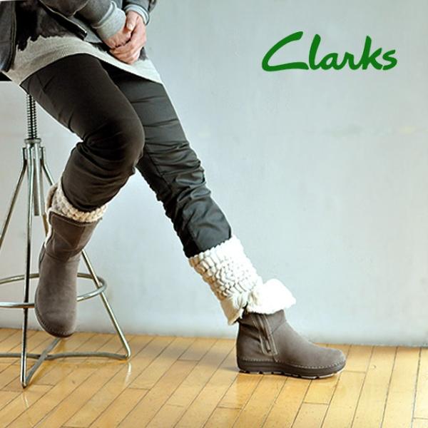 クラークス 744F GESS Clarks Nelia Net GTX 内張りのボアがオシャレな 