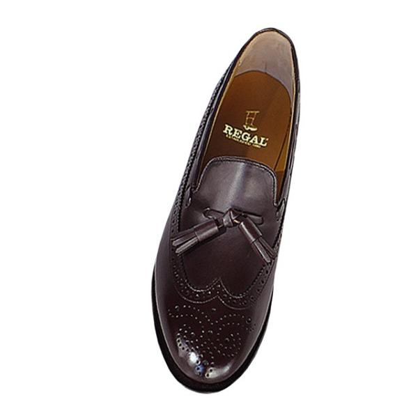 リーガル JE03 DBR REGAL MADE IN JAPAN ウイングタッセル ローファー