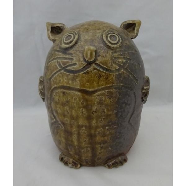 備前焼　猫貯金箱 備前焼 猫 貯金箱 A ねこ ネコ インテリア 動物 雑貨 岡山