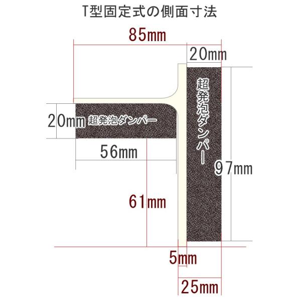 家具転倒防止グッズ/地震対策/不動王T型固定式(FFT-009) /【Buyee