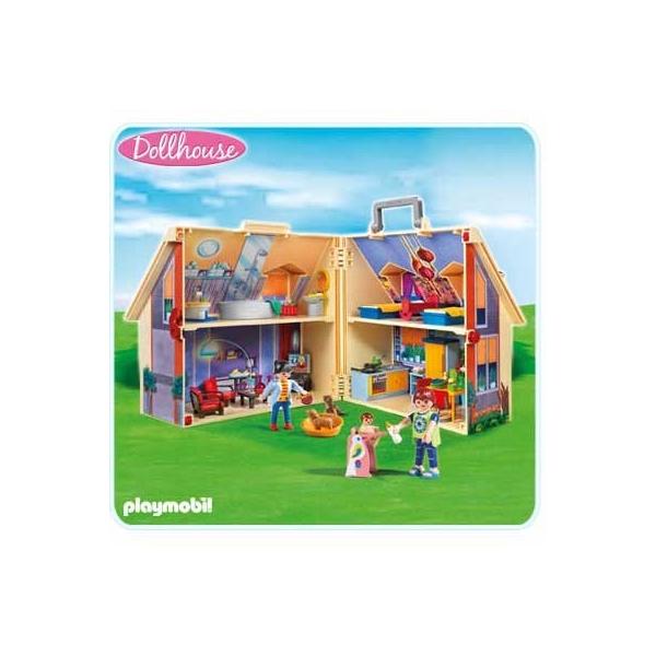 プレイモービル Playmobil Dollhouse ニュー ドールハウス キャリング