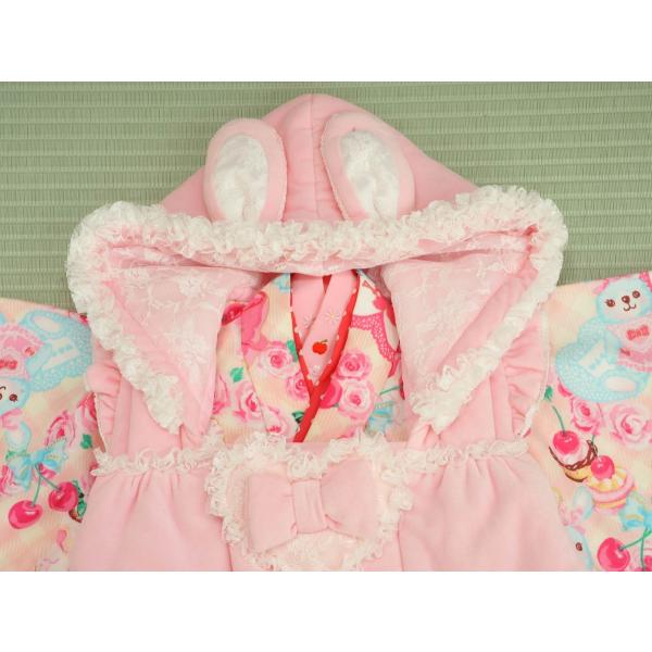 三歳 松田聖子七五三被布セット A24-0390/被布セット/レンタル/女の子