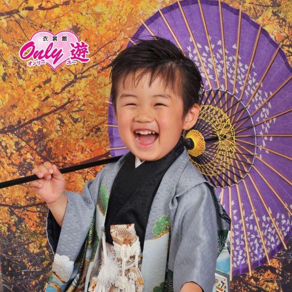 E23-0170S/羽織袴セット/レンタル/男の子/03-619IM/七五三/3歳/男児AS