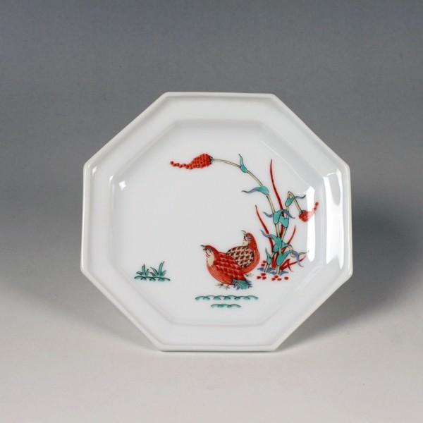 柿右衛門 十三代 酒井田柿右衛門 作『染錦柿文皿』 買取価格相場｜骨董品