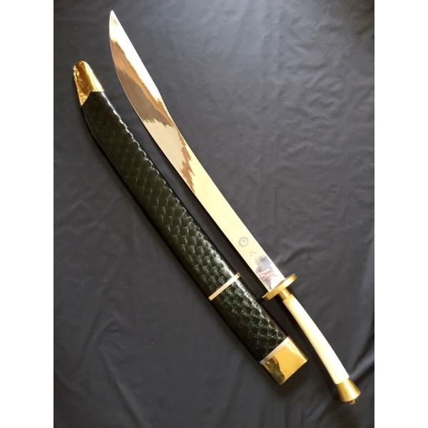 中国武術 武器 花刀 八卦刀 模造刀 武具 太極拳 全長約90cm