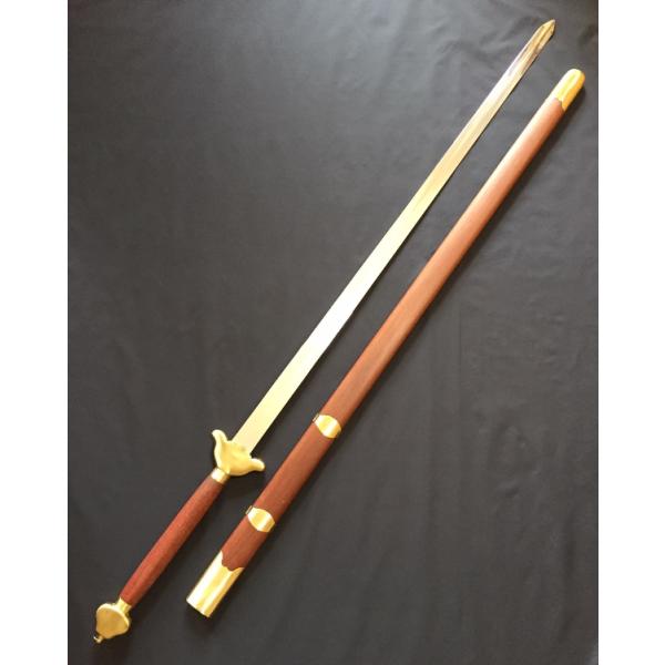 中国武術 双手剣 八卦剣 鞘付き カンフー 少林寺 武器 送料無料