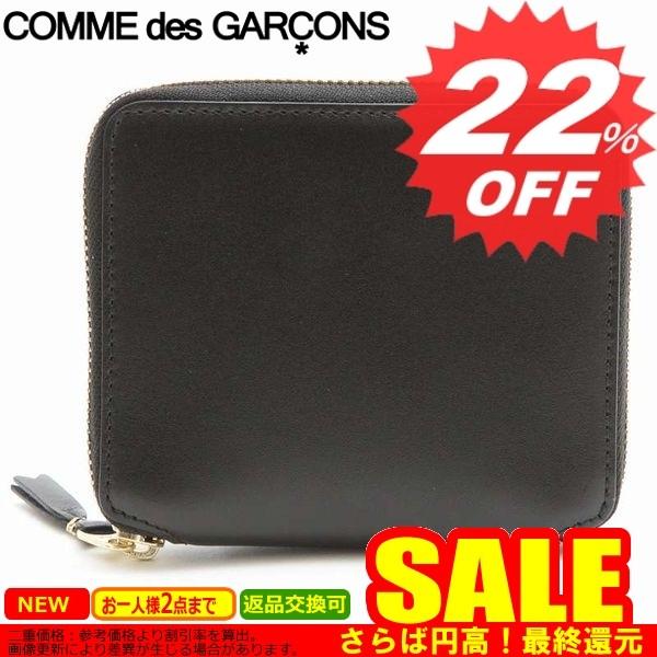 コムデギャルソン 財布 二つ折り財布 COMME DES GARCONS CLASSIC PLAIN SA2100 BLACK /【Buyee】