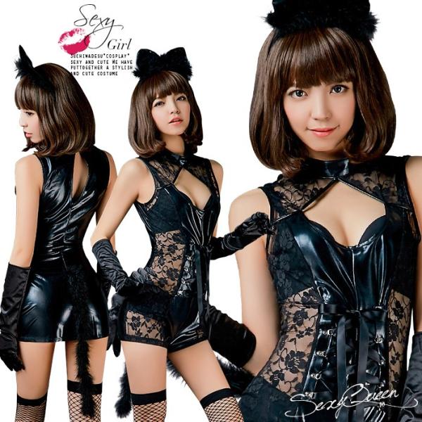 猫耳コスチューム セクシー 黒 S 猫耳コスチューム セクシー 黒 S（セクシーコスプレ 猫の人気