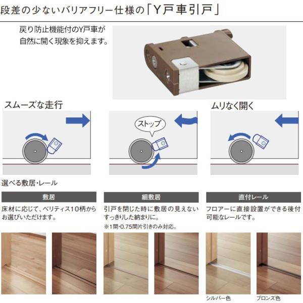 パナソニック ベリティス Y戸車引戸セット 引違い(Y5) [デザインPA型