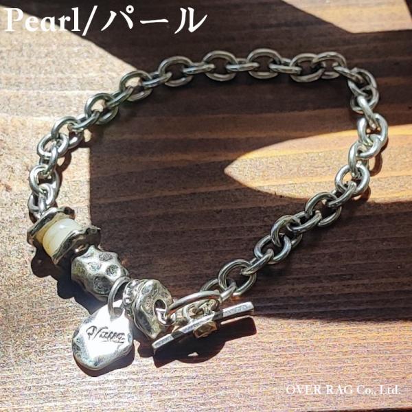 ビンテージデザインオールドパール/アメリカンターコイズブレスレット