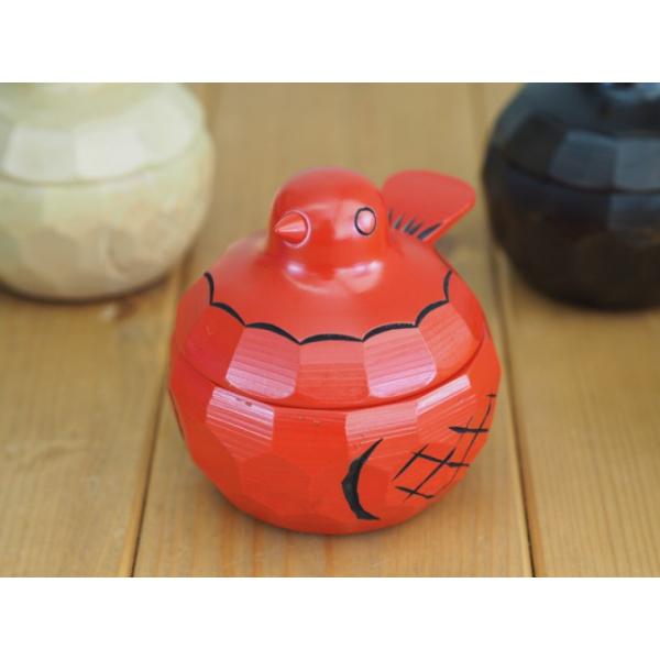 鳩の工芸品 小物入れ 鳩のボンボン入れ すの・くらふと 春原 敏之