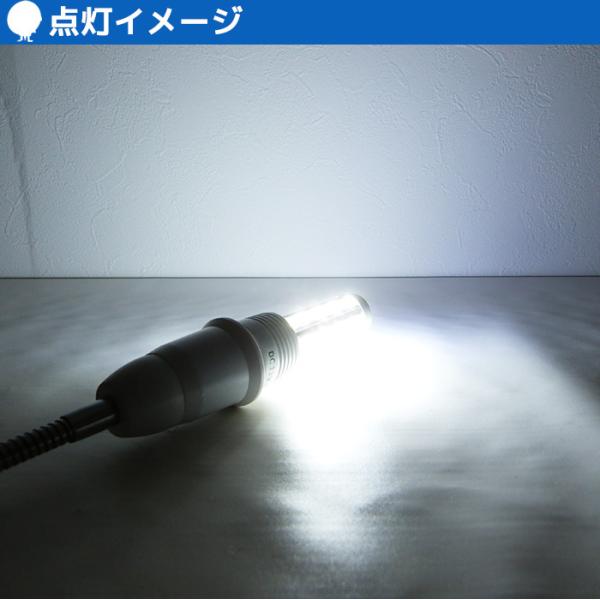 LED電球 E26 船舶用 12v 24v 6w 口金 6000k 防水 漁船用LED電球 イカ