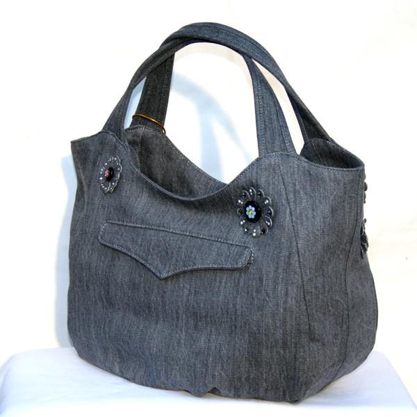 シンクビー バッグ マルガリータ フラワーモチーフ付 Think Bee