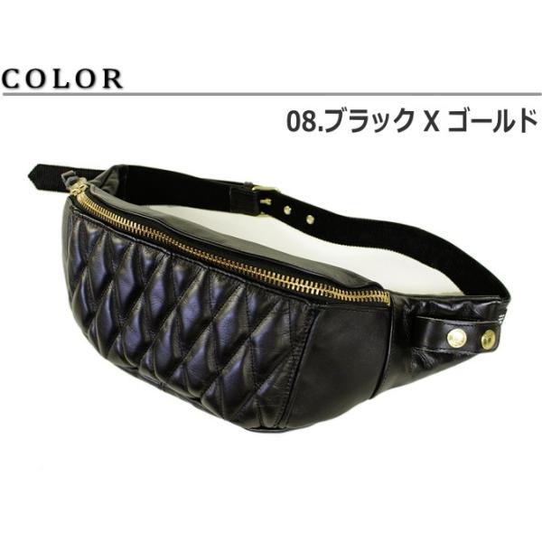 Schott PADDED LEATHER BODYBAG レザーボディーバッグ(ウエスト