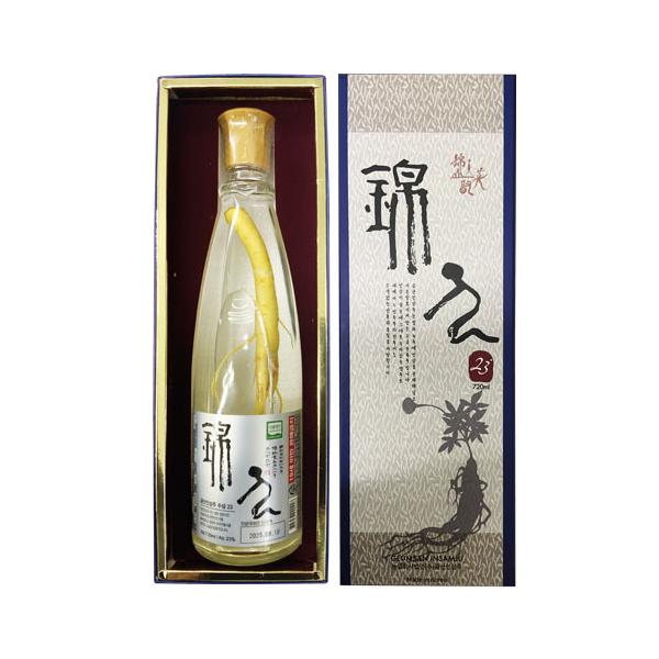 メーカー変更】錦山人参酒720ml×1本高麗人参酒薬酒韓国酒韓国食品