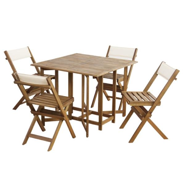 テーブル セット アウトドア 90cm 木製 折りたたみ チェア おしゃれ