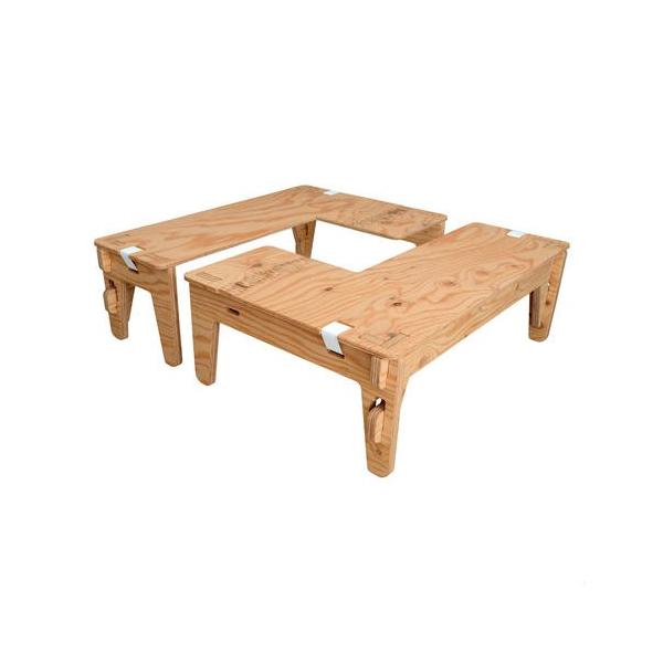 Yoka テーブル L字 楽天市場】送料無料 YOKA(ヨカ) L-TABLE 2台