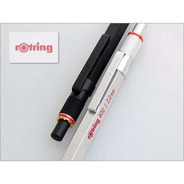 廃盤 希少】rotring ロットリング 800 シルバー 芯ホルダー 2mm-