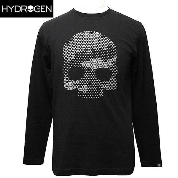 ハイドロゲン Tシャツ メンズ 長袖 ロンT ロングカットソー HYDROGEN