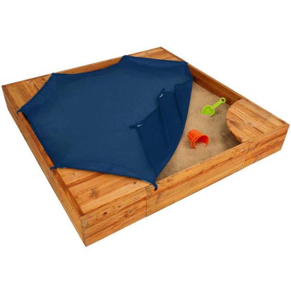 キッドクラフト 木製 砂場 150cm×150cm バックヤード サンド